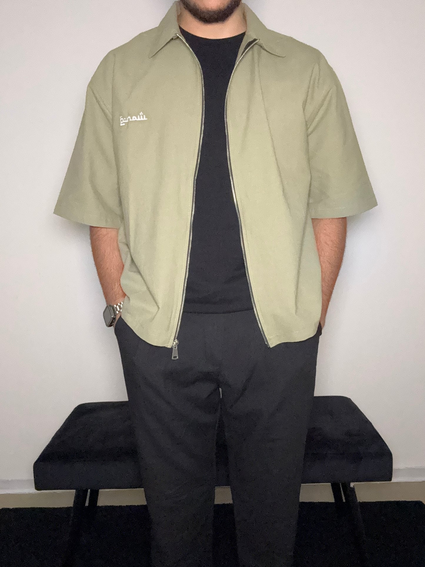Overshirt mit Reißverschluss