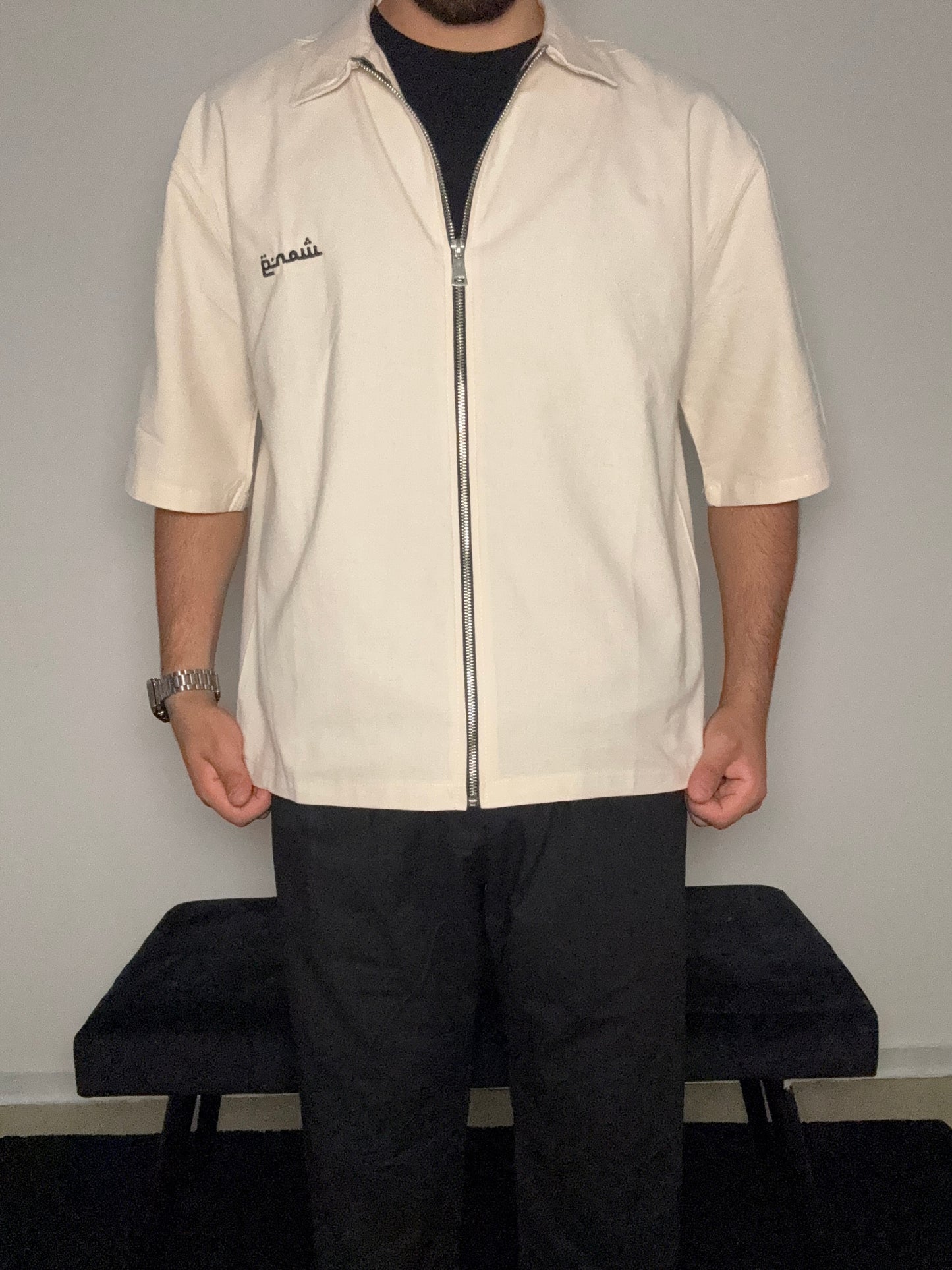 Overshirt mit Reißverschluss