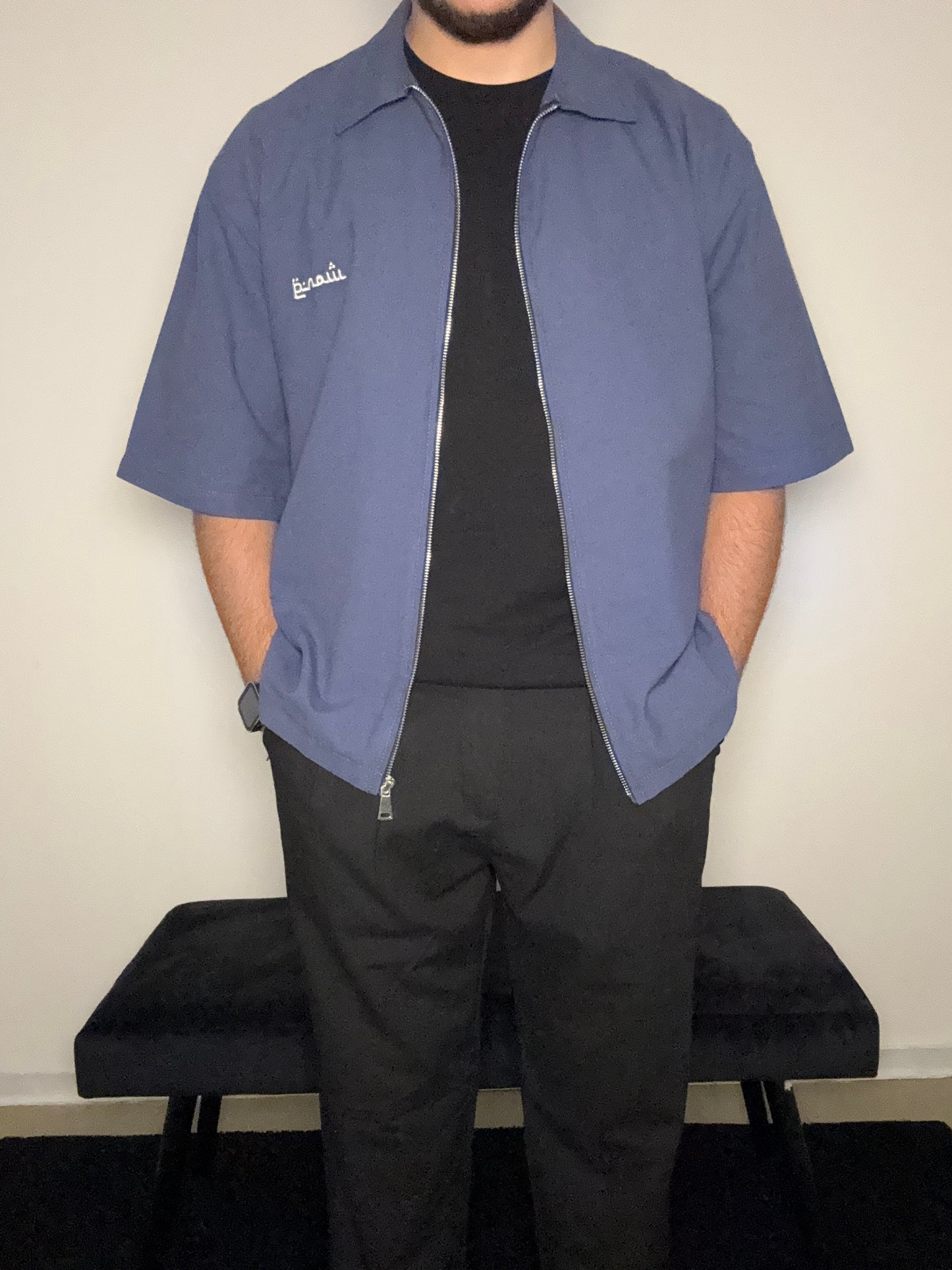 Overshirt mit Reißverschluss