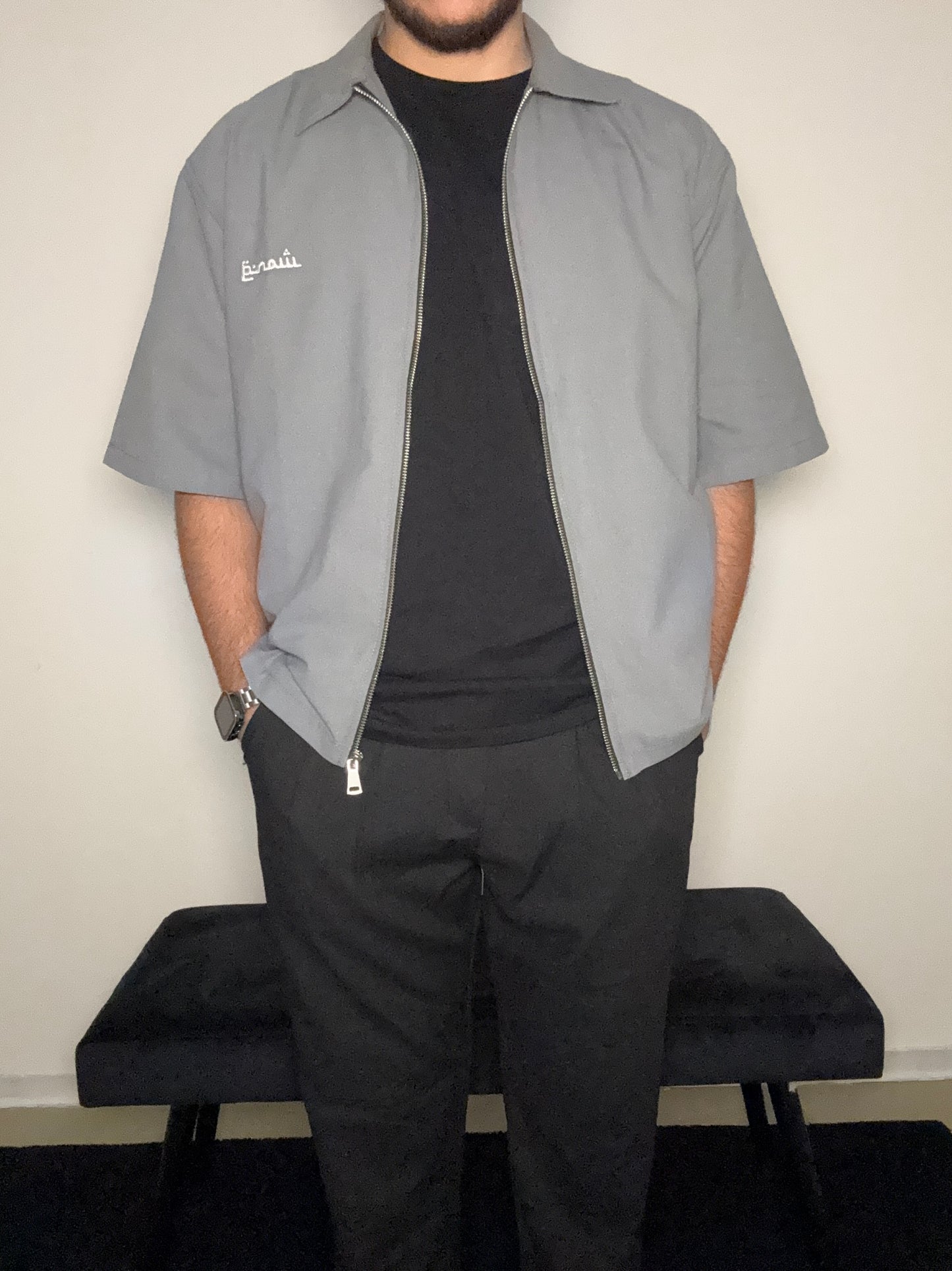 Overshirt mit Reißverschluss