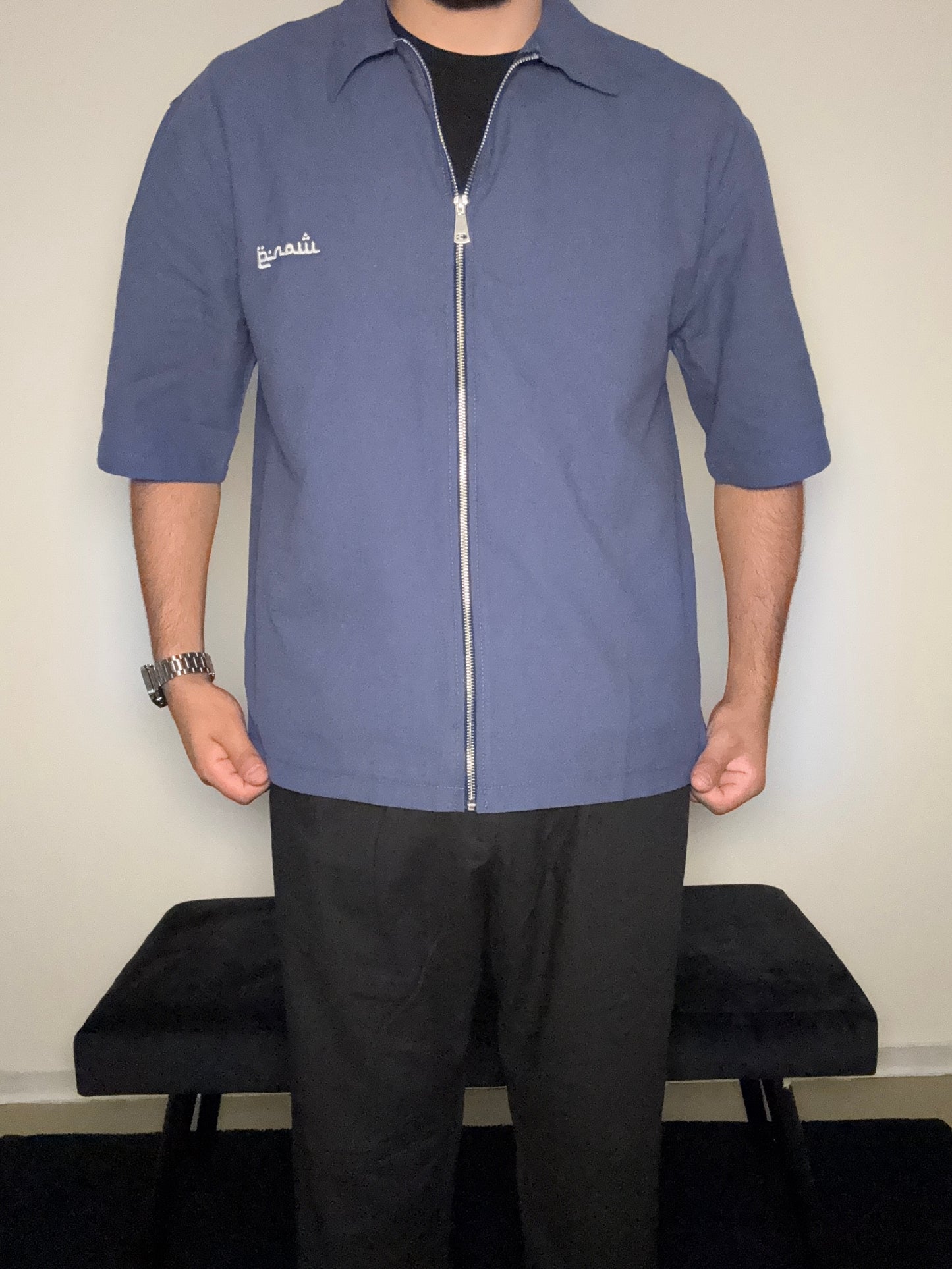 Overshirt mit Reißverschluss