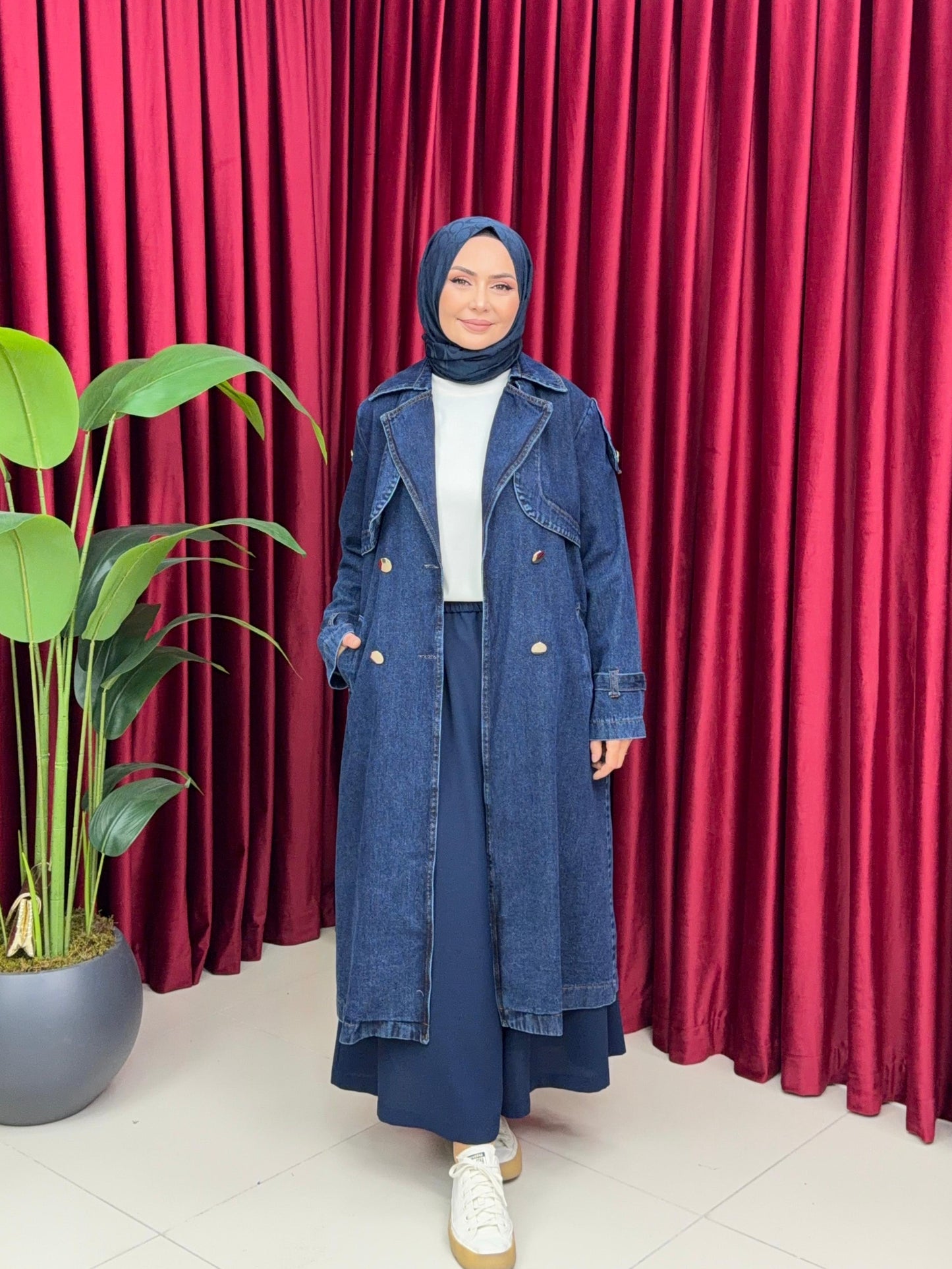 Vega Denim Trenç (Mantel)