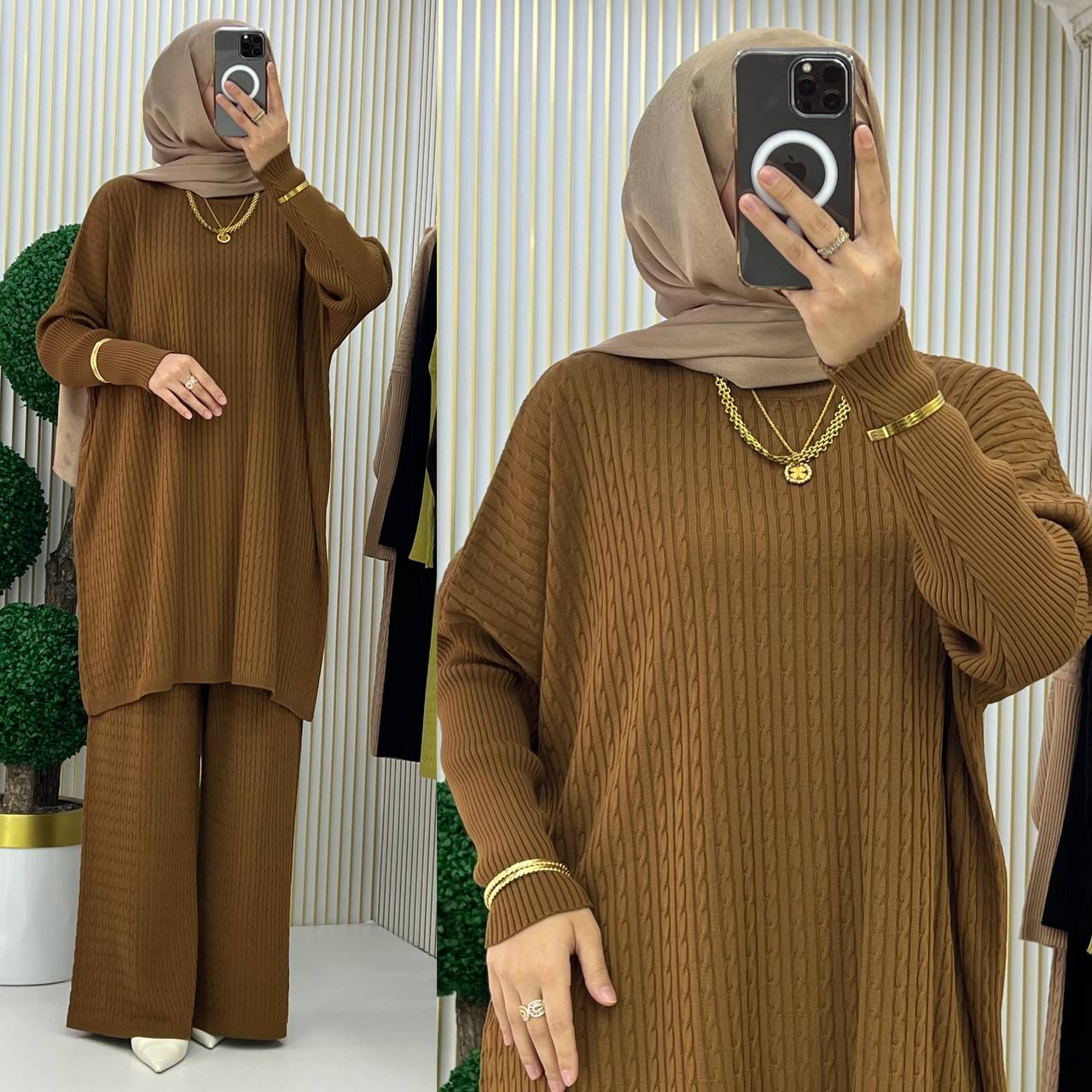 Saç örgülü battal Takım