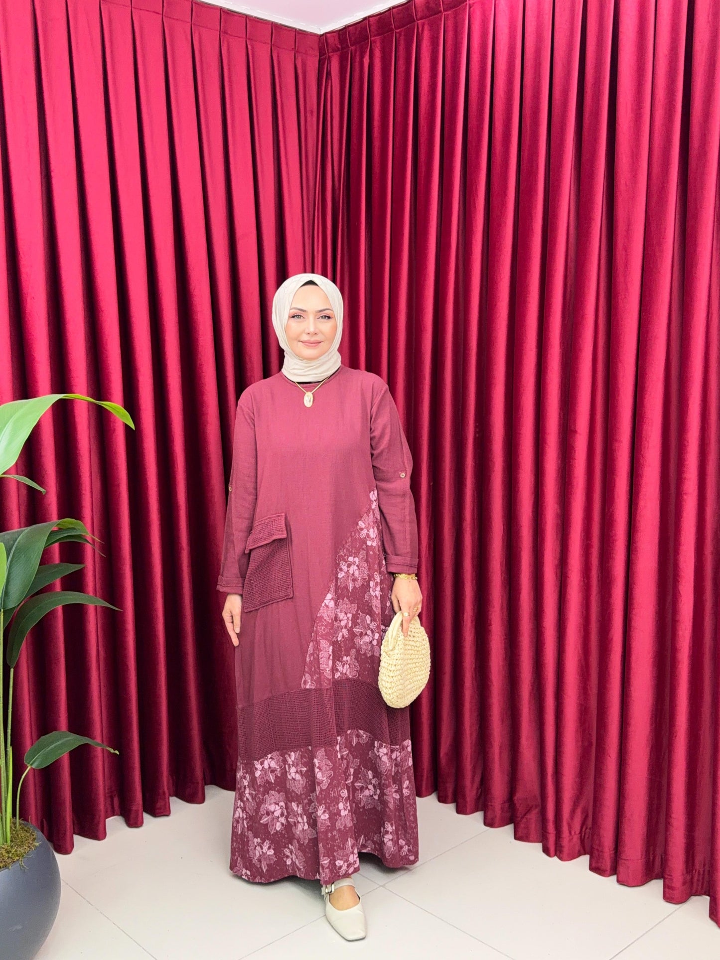 Trend Keten Elbise ( Kleid )