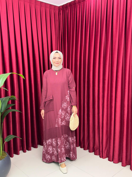 Trend Keten Elbise ( Kleid )