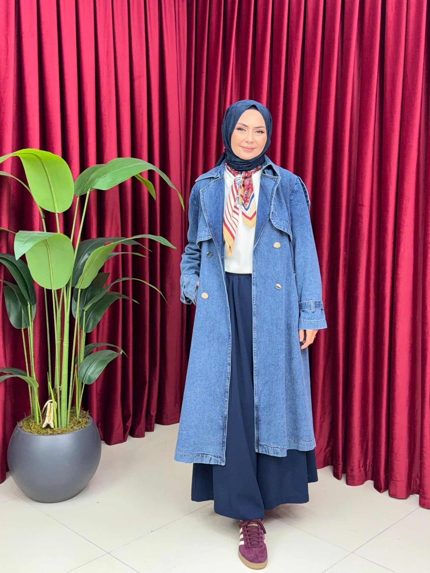 Vega Denim Trenç (Mantel)