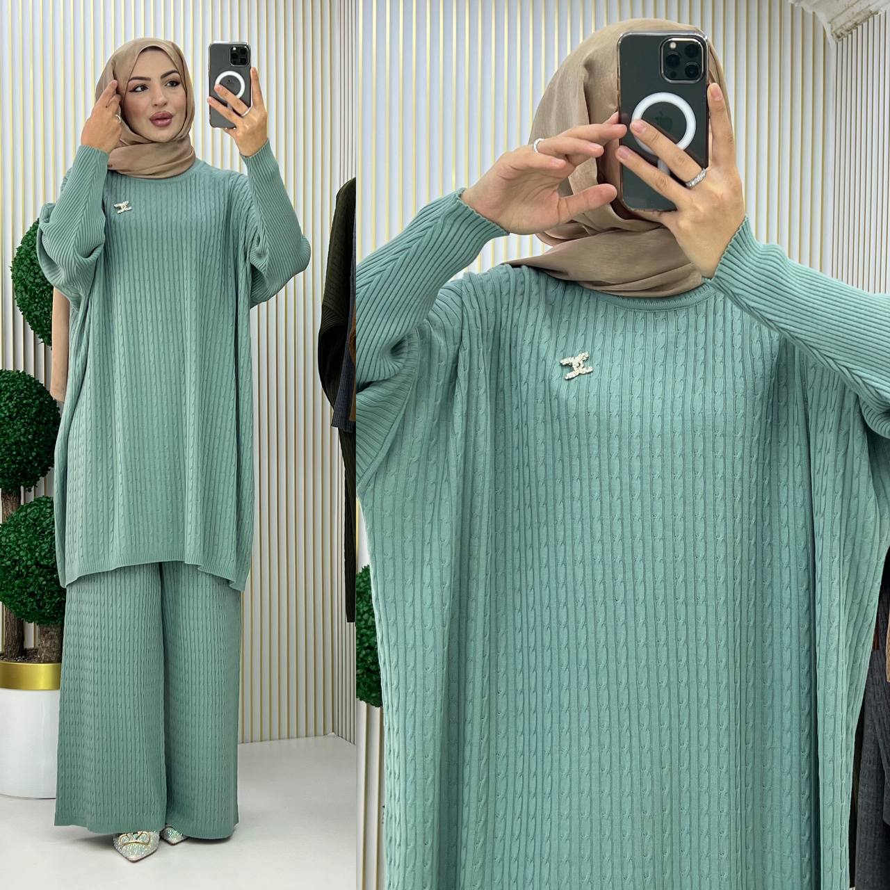 Saç örgülü battal Takım