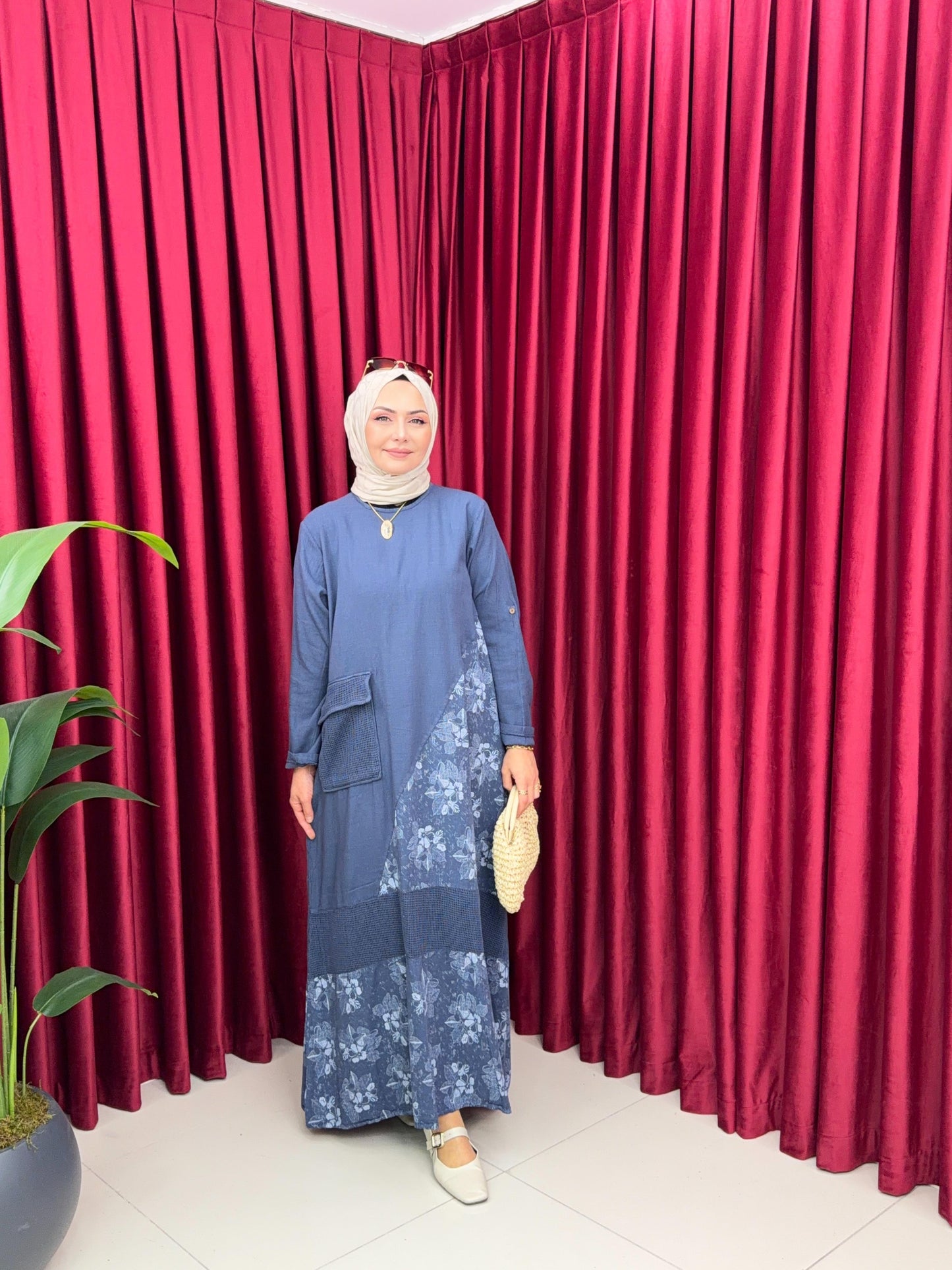 Trend Keten Elbise ( Kleid )