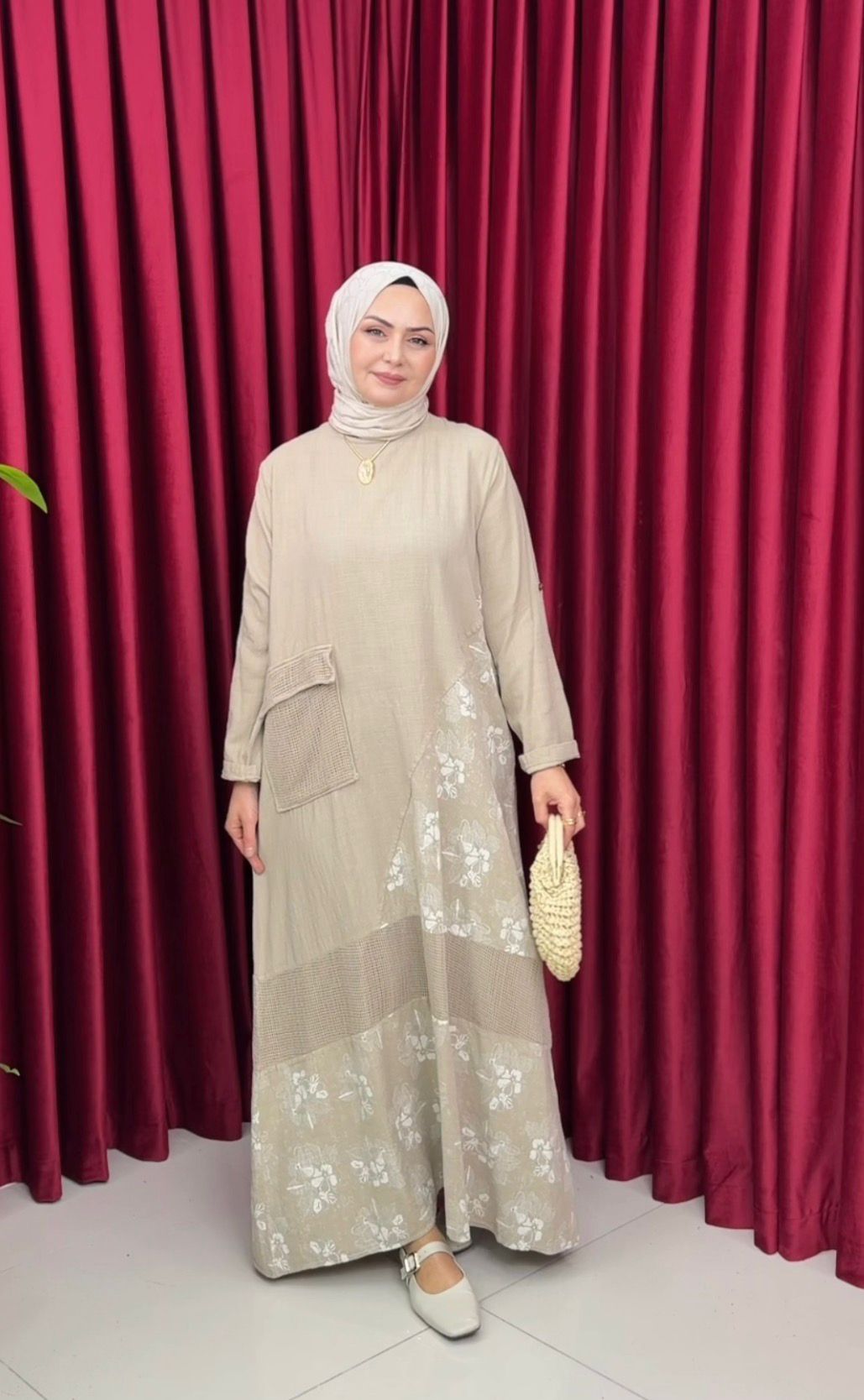 Trend Keten Elbise ( Kleid )