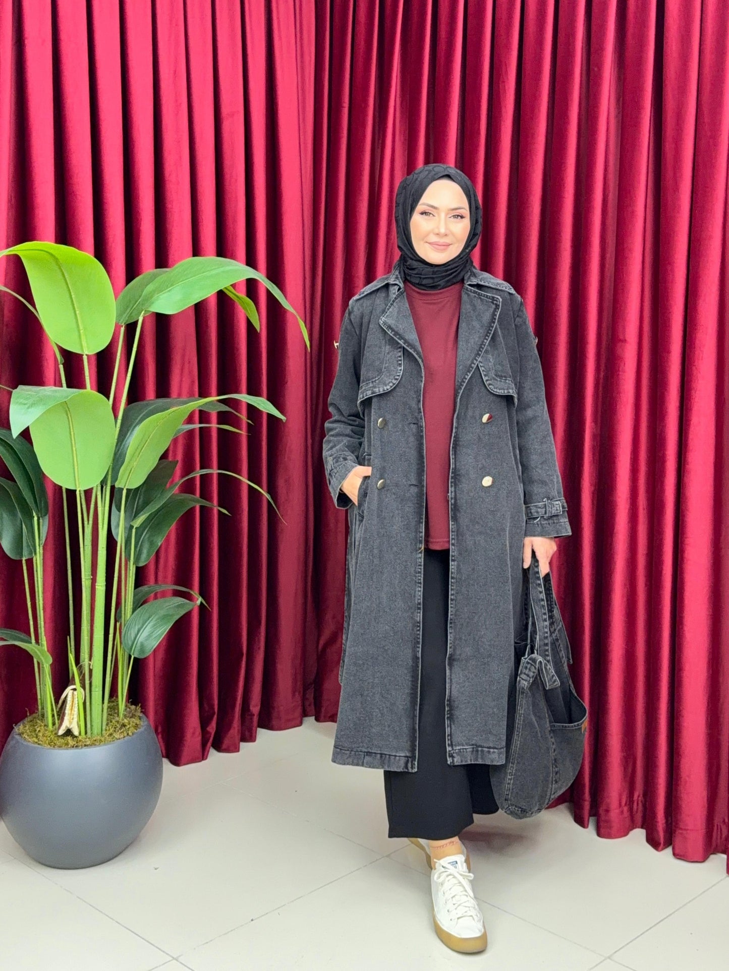 Vega Denim Trenç (Mantel)