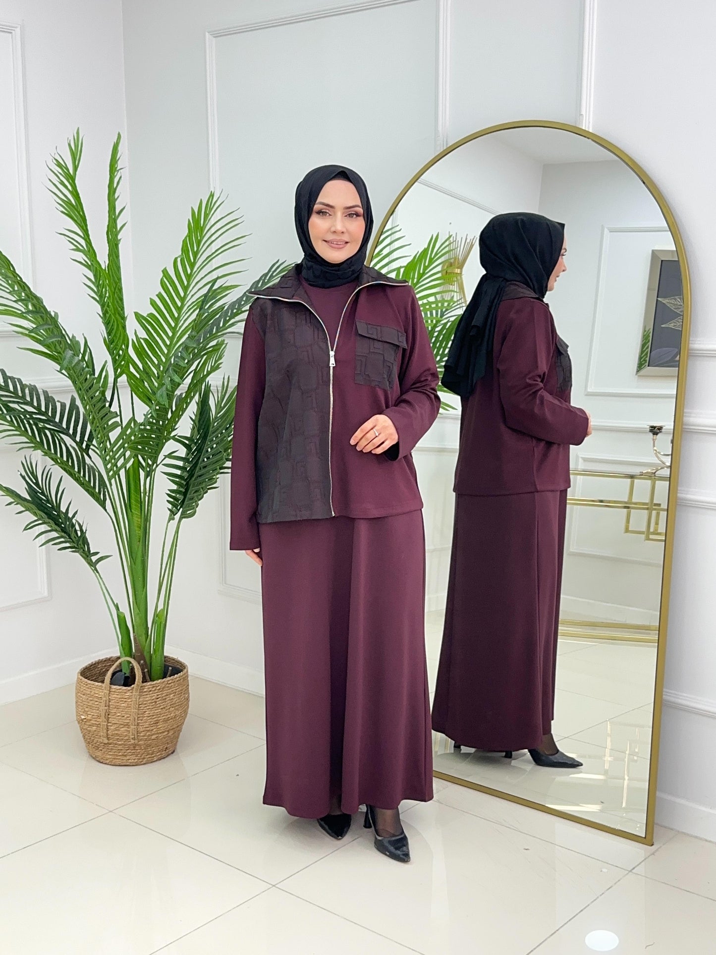 Amber Çeketli Elbise (Kleid)